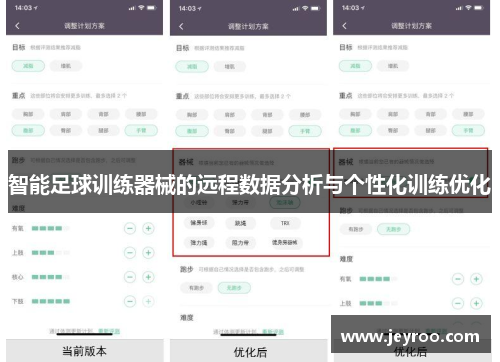智能足球训练器械的远程数据分析与个性化训练优化